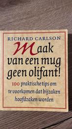 Richard K. Carlson - Maak van een mug geen olifant, Nieuw, Ophalen of Verzenden, Ontwikkelingspsychologie, Richard K. Carlson