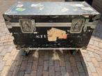 Vintage (deco) flightcase/ dekenkist, Ophalen, Overige materialen, Gebruikt, 50 tot 75 cm
