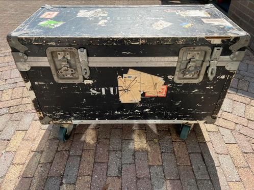 Vintage (deco) flightcase/ dekenkist, Huis en Inrichting, Woonaccessoires | Kisten, Gebruikt, 50 tot 75 cm, 75 tot 100 cm, Minder dan 50 cm