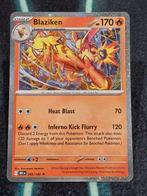 Blaziken DRI 042 Cosmic, Ophalen of Verzenden, Zo goed als nieuw, Losse kaart, Foil