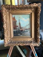 Adrianus Johannes van Eck olieverfschilderij op doek, Antiek en Kunst, Ophalen of Verzenden
