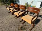 Space age eetkamerstoelen set, Huis en Inrichting, Stoelen, Ophalen, Gebruikt, Wit, Vier