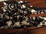 zwart/wit legging pyama stof maat 44, Kleding | Dames, Grote Maten, Ophalen of Verzenden, Zo goed als nieuw, Zwart, Broek of Spijkerbroek