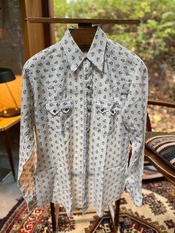 DC Western Wear 1970s “Roses” Western Shirt Made in USA beschikbaar voor biedingen