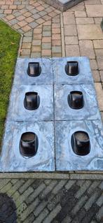 Ubbink Dakdoorvoerpan Lood Grijs 131mm 25-45°, Ophalen, Overige materialen, Zo goed als nieuw, Minder dan 5 m²