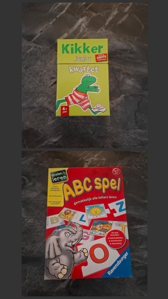 Kikker kwartet & ABC spel, Ophalen, Zo goed als nieuw