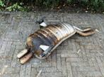 BMW E46 6 cilinder uitlaat 2 pijps einddemper achterdemper, Auto-onderdelen, Uitlaatsystemen, Ophalen, Gebruikt, BMW