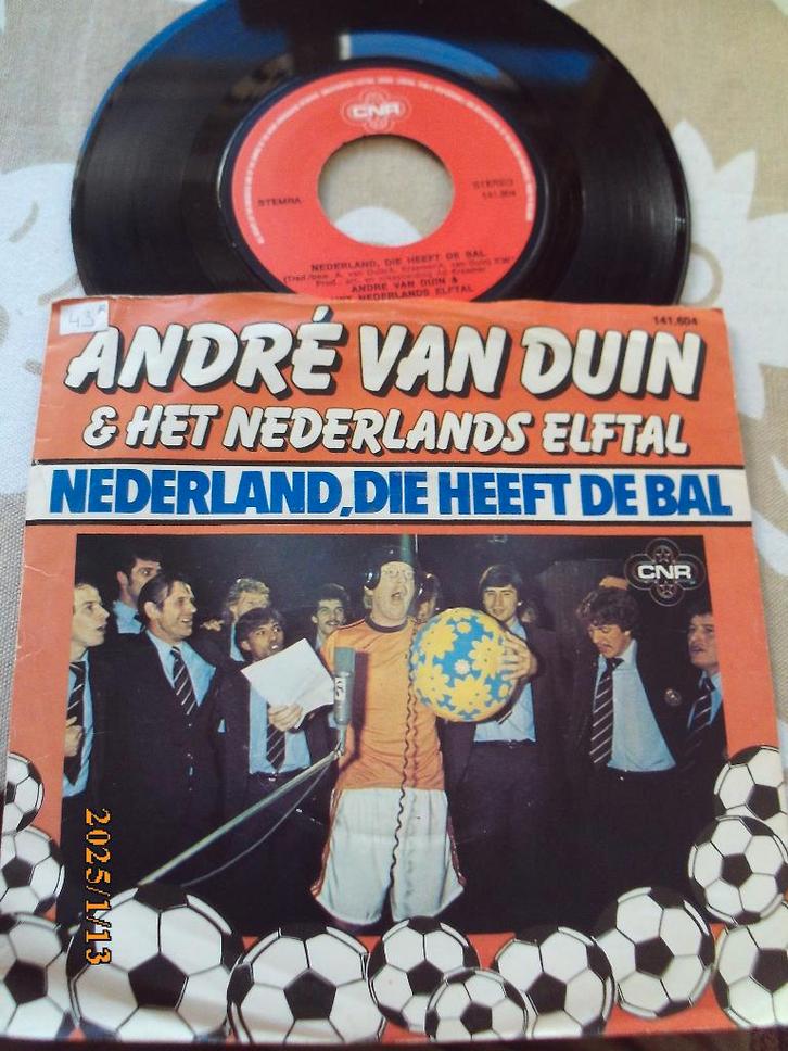 singel Andre van Duin Nederlands Elftal We gaan nr Rome '80, Cd's en Dvd's, Vinyl Singles, Gebruikt, Single, Nederlandstalig, 7 inch