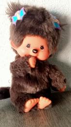 Schattige Monchhicci knuffel met vlinder strikjes, Kinderen en Baby's, Ophalen of Verzenden, Zo goed als nieuw, Overige typen