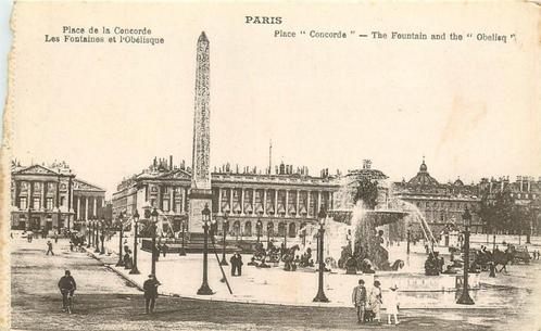 (376-166-029) Paris Place de la Concorde, Verzamelen, Ansichtkaarten | Buitenland, Frankrijk, Verzenden