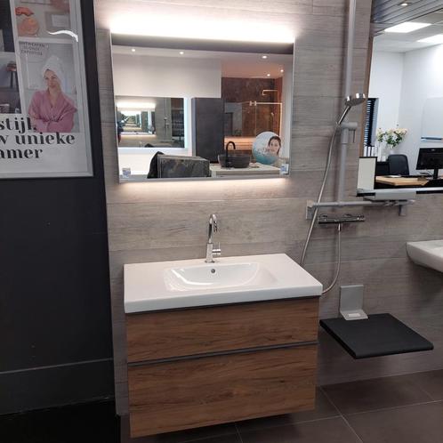 Geberit badkamermeubel + wastafel + kraan - showmodel, Huis en Inrichting, Badkamer | Badkamermeubels, Nieuw, Wasbak of Wastafel
