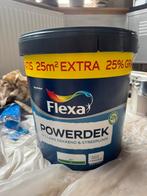 Flexa Powerdek wit mat 12,5L, Doe-het-zelf en Verbouw, Ophalen, Wit