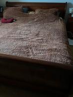 Kersenhouten Slaapkamer Set - Bed, (Nacht)kastjes, Ophalen, Gebruikt, Tweepersoons