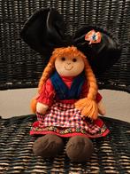 Pop met lange vlechten van stof, Ophalen of Verzenden, Zo goed als nieuw, Overige typen