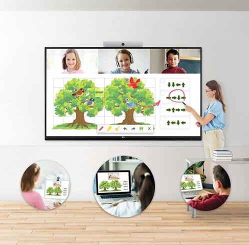 3x LG 65TR3DJ 65 inch 4K IR Multi-Touch Interactief schermen, Audio, Tv en Foto, Televisies, Gebruikt, LED, 100 cm of meer, 4k (UHD)