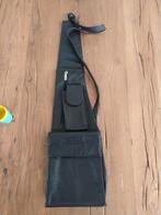 Vintage Gucci Schoudertas Zwart Leer, Ophalen of Verzenden, Gebruikt, Zwart, Schoudertasje