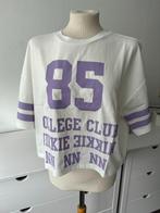 NIEUW: Leuke lila NIKKIE shirt / kort model / 40, Kleding | Dames, T-shirts, Nieuw, Maat 38/40 (M), Nikkie, Korte mouw