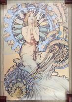 Alphonse Mucha - Monte Carlo Art nouveau Affiche Poster, Antiek en Kunst, Ophalen of Verzenden
