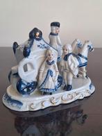 Porseleinen koets met figuren, Ophalen of Verzenden