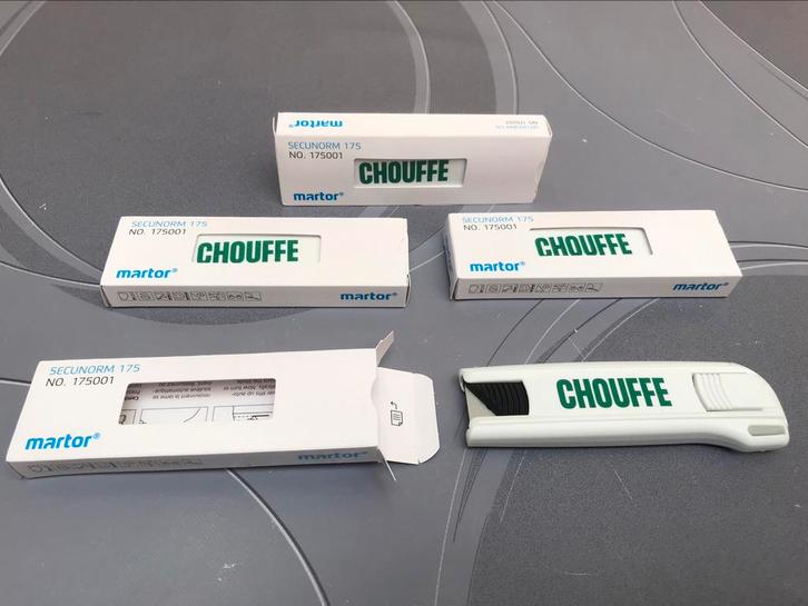 Chouffe bier, messen, 4 voor 15€, Verzamelen, Merken en Reclamevoorwerpen, Nieuw, Gebruiksvoorwerp, Ophalen of Verzenden