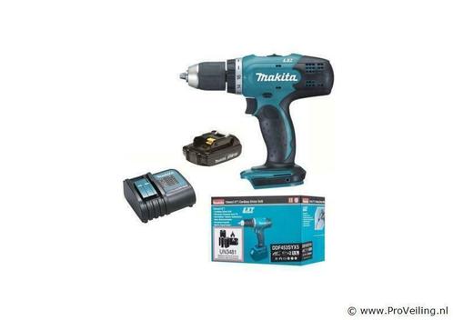 Online Veiling: Makita DDF453SYX5 boor-/schroefmachine set, Doe-het-zelf en Verbouw, Gereedschap | Boormachines, Nieuw