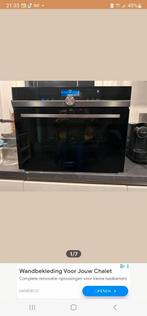 Siemens blacksteel stoomoven, Witgoed en Apparatuur, Ovens, 45 tot 60 cm, Oven, Ophalen of Verzenden, Zo goed als nieuw