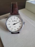 MeisterSinger No1 ETA - Full Set (doos, papieren extra band), Overige merken, Leer, Staal, Polshorloge