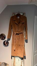 Trenchcoat Goosecraft 100% suede cognac kleur maat L maat 40, Ophalen of Verzenden, Zo goed als nieuw, Maat 38/40 (M), Bruin