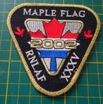 Patch Maple Flag 2002 RNLAF  XXXV, Ophalen of Verzenden, Luchtmacht, Embleem of Badge