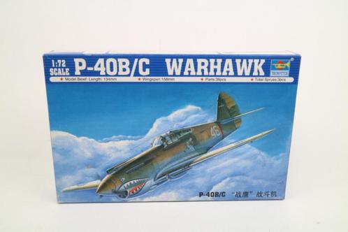 1:72  P-40B/C Warhawk  -  Trumpeter, Hobby en Vrije tijd, Modelbouw | Vliegtuigen en Helikopters, Nieuw, Vliegtuig, 1:72 tot 1:144