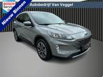 Ford Kuga 2.5 PHEV navi, virtual cockpit, cruise (bj 2021), Lichtsensor, Stof, Gebruikt, Zwart