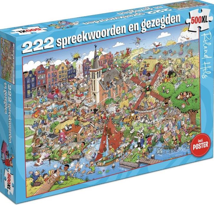 TFF - 222 Spreekwoorden en Gezegden - 500XL stukjes, Hobby en Vrije tijd, Denksport en Puzzels, Nieuw, Legpuzzel, 500 t/m 1500 stukjes
