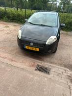 Fiat Punto 1.4 3DR 2007 Zwart, Auto's, Voorwielaandrijving, Zwart, 4 cilinders, Zwart