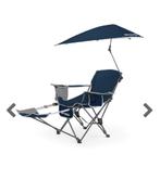 2x SportBrella Campingstoel Visstoel Strandstoel met Parasol, Ophalen, Zo goed als nieuw, Campingstoel