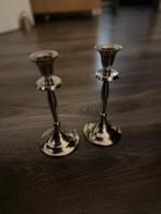 2 keer kandelaar als nieuw, Ophalen of Verzenden, Zo goed als nieuw, Overige materialen, Minder dan 25 cm
