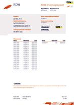 Mitsubishi Colt 1.3 Edition Two 90863 NWE APK AIRCO, Voorwielaandrijving, Euro 5, Gebruikt, Bruin