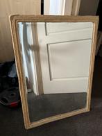 Spiegel met touw frame, Ophalen, 100 tot 150 cm, Zo goed als nieuw, Rechthoekig