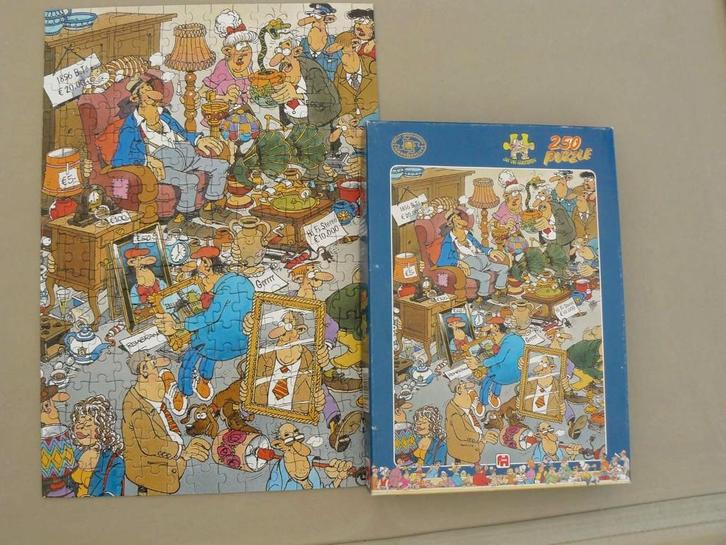 Collectors item puzzel Jan van Haasteren Rommelmarkt., Hobby en Vrije tijd, Denksport en Puzzels, Zo goed als nieuw, Legpuzzel