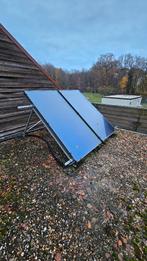 2x zonnecollector + leidingwerk + 200L boiler + controller, Ophalen, Aardgas, 100 liter of meer, Zo goed als nieuw