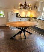 SALE! Manghouten tafel Rond, ovaal, rechthoek eettafel, Huis en Inrichting, Nieuw, 150 tot 200 cm, Ophalen of Verzenden, Metaal