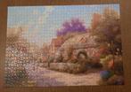 puzzle: Thomas Kinkade 2x, Ophalen of Verzenden, 500 t/m 1500 stukjes, Zo goed als nieuw, Legpuzzel