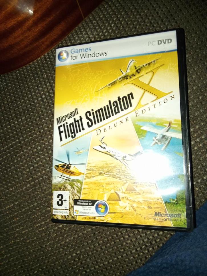 Flight Simulator Deluxe Edition - PC, Spelcomputers en Games, Games | Pc, Gebruikt, Simulatie, 1 speler, Vanaf 3 jaar, Online