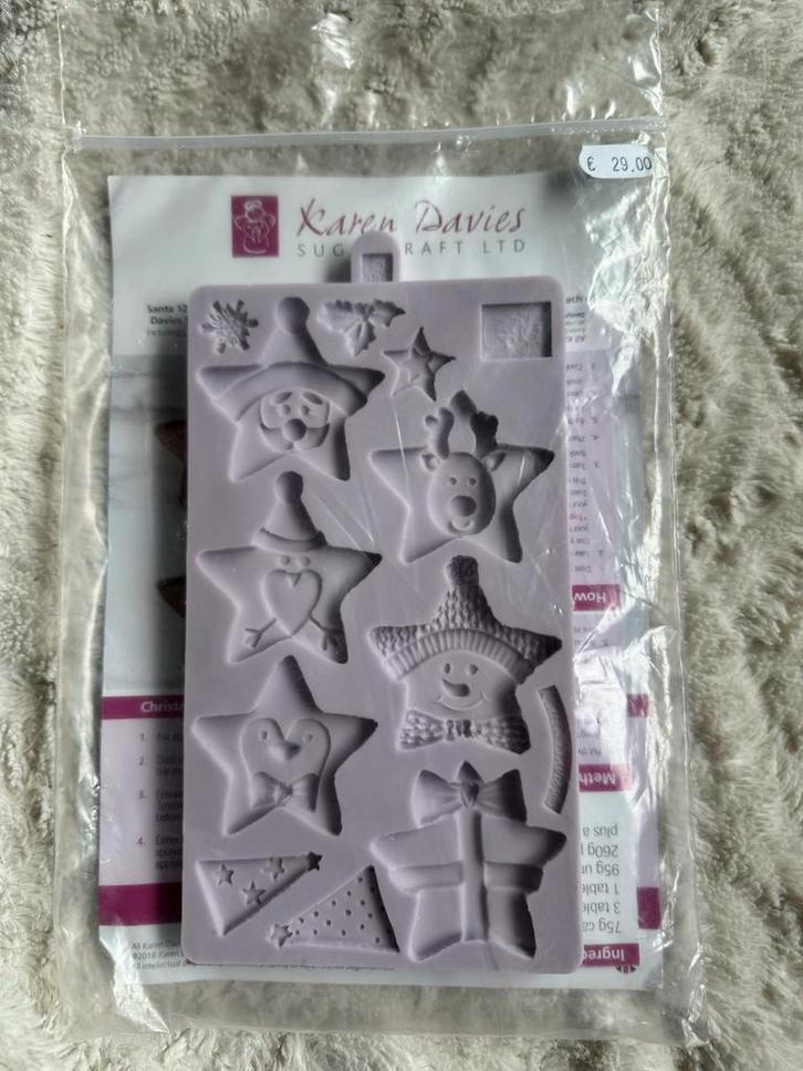 Karen Davies Kerst Sterren Mal, Hobby en Vrije tijd, Taarten en Cupcakes maken, Nieuw, Bakvorm, Taarten of Cupcakes, Ophalen of Verzenden