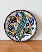Oud bord, wandbord, Turks / Iznik, 27 cm, Ophalen of Verzenden