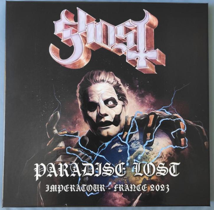 Ghost - Paradise lost 3lp marbled red vinyl +2 cd limited ed, Cd's en Dvd's, Vinyl | Hardrock en Metal, Nieuw in verpakking, Ophalen of Verzenden
