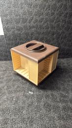 Casettebandjes opbergbox draaiend., Ophalen of Verzenden, Gebruikt, 2 t/m 25 bandjes, Origineel