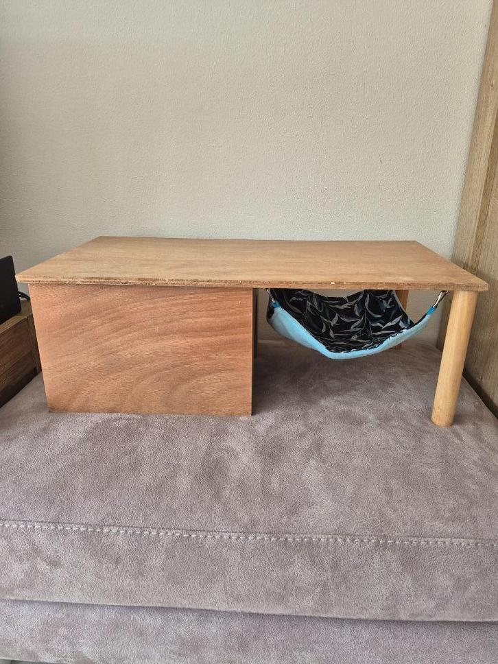 Knaagdier lounge hok met hangmat, Dieren en Toebehoren, Knaagdieren en Konijnen | Hokken en Kooien, Zo goed als nieuw, Hok, Minder dan 60 cm