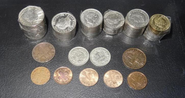 Munten Switzerland, Postzegels en Munten, Munten | Europa | Niet-Euromunten, Overige landen, Verzenden