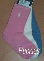 Ralph Lauren meisjes sokken roze/wit/blauw Small (28/30) a, Kinderen en Baby's, Kinderkleding | Schoenen en Sokken, Nieuw, Ralph Lauren