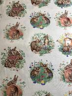 Creative Craft vintage konijnen/pasen stof 90’s, Hobby en Vrije tijd, Stoffen en Lappen, Overige kleuren, Ophalen of Verzenden